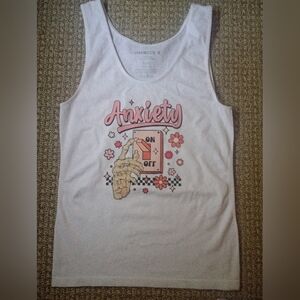 Handmade women's graphic tank top